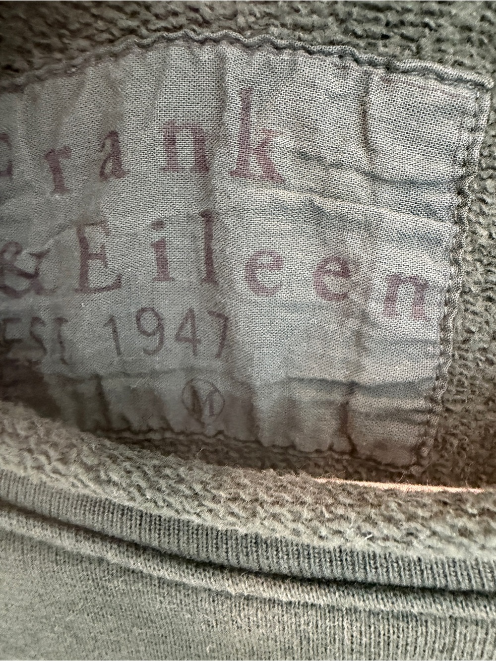 Frank & Eileen Dark Green Crewneck Sweatshirt - Picture 3 of 3